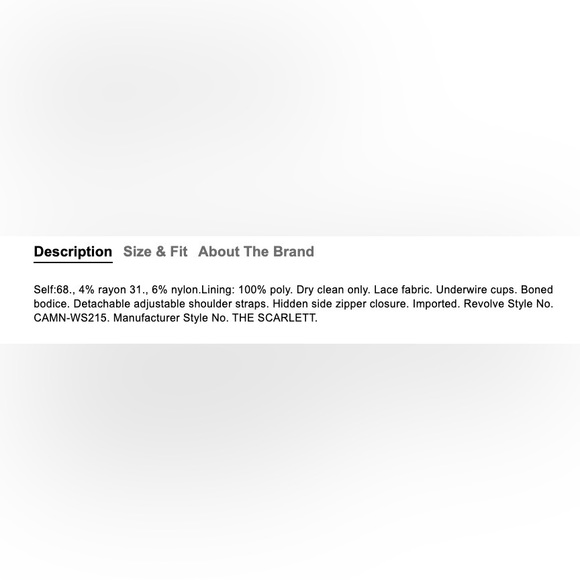 Cami NYC black floral lace underwire bustier top size XS - Picture 8 of 16